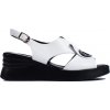 Dámské sandály GOODIN Bílé pohodlné sandály na klínku gd-lh-2004w