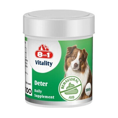 8in1 Vitality Deter pro psy proti koprofágii 100 tablet – Hledejceny.cz