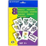 Centropen Šablony k foukacím fixům SET F+ rostliny – Sleviste.cz