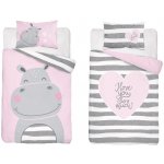 Detexpol povlečení Hroch růžové 135 x 100 cm – Zbozi.Blesk.cz