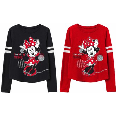 Mickey Mouse dívčí tričko Minnie Mouse 52029025, černá černá