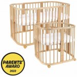 Waldin hranatá postýlka 7v1 Natur – Zboží Dáma