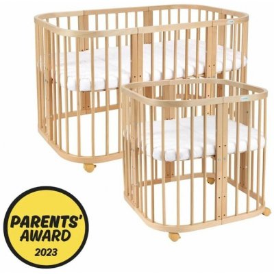 Waldin hranatá postýlka 7v1 Natur – Zboží Dáma