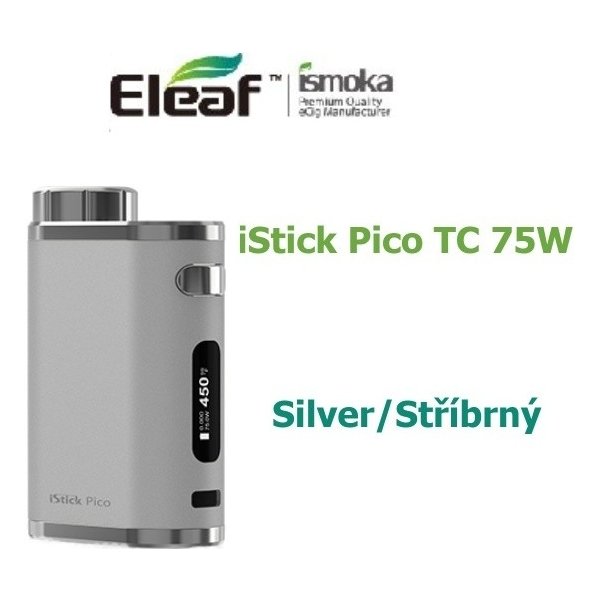 iSmoka Eleaf iStick Pico TC 75W Stříbrná od 798 Kč - Heureka.cz
