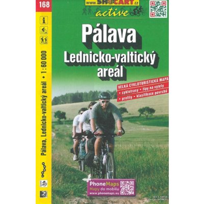 Pálava Lednicko-Valtický areál mapa 1:60 000 č. 168