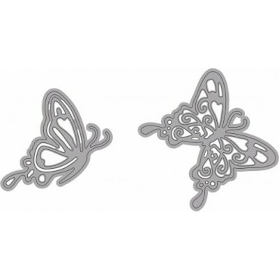 Wiler Vyřezávací šablona Motýlci 2 ks – Zboží Dáma