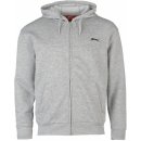 Slazenger Full Zip Hoody Mens grey marl