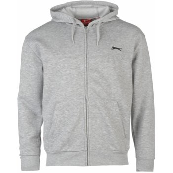 Slazenger Full Zip Hoody Mens grey marl