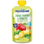 Hamánek kapsička Jablko s banánem a špenátem 100 g – Zboží Dáma Hamánek kapsička Jablko s banánem a špenátem 100 g – Zboží Dáma
