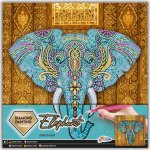 Grafix Diamantový obrázek Slon 30 x 30 cm na plátně – Hledejceny.cz