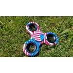 Antistresový Fidget Spinner USA vlajka – Zboží Dáma