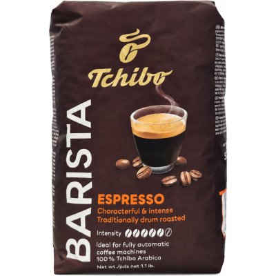 Tchibo Káva Arabica 100% Barista Espresso zrnková 0,5 kg – Hledejceny.cz