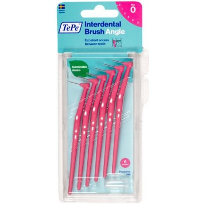 TePe Mezizubní kartáček Angle vel. 0 6 ks – Zboží Mobilmania