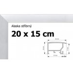 BFHM Alaska hliníkový rám 20x15 cm stříbrný – Zboží Mobilmania