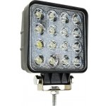 AMIO LED pracovní světlo 16x LED AWL05 EMC 108x108 48W FLAT 9-60V – Zboží Mobilmania