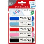 Faber-Castell Popisovače na textil 5 ks 159530 – Zboží Mobilmania