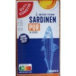 GUT&GÜNSTIG Sardinky ve slunečnicovém oleji 125 g – Zbozi.Blesk.cz