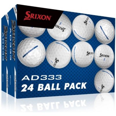 Srixon AD333 25 Double Pack 2-plášťový bílé 24 ks – Zboží Mobilmania