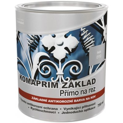 Dulux Komaprim Základ Přímo na rez šedý 2,5L šedý – Zboží Mobilmania