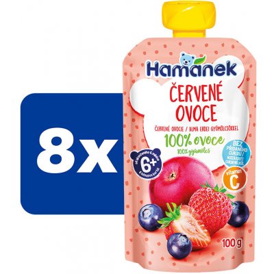 Hamánek kapsička Červené ovoce 8 x 100 g – Zboží Dáma