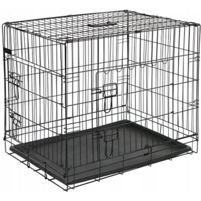 A.K. for Pets skládací klec černá 2x dveře 92,5 x 57,5 x 64 cm – Zboží Mobilmania