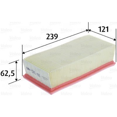 Vzduchový filtr VALEO 585418 – Hledejceny.cz