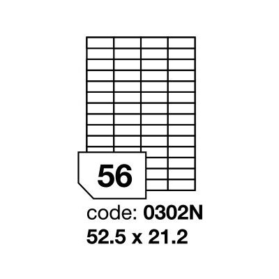 Rayfilm R0103.0302ND neprůhledné krycí etikety 52,5x21,2mm 300 listů – Zboží Mobilmania