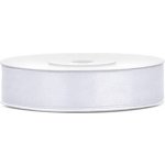 Saténová stuha bílá 12 mm x 25 m – Hledejceny.cz