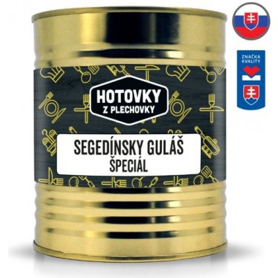 Hotovky z plechovky Segedínský guláš speciál 0,8 kg – Zboží Mobilmania