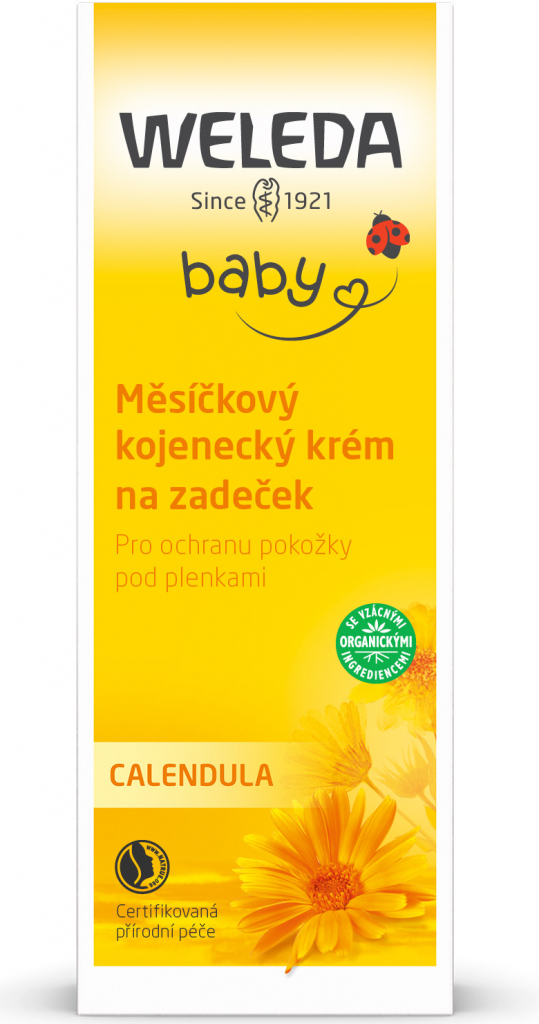 Weleda měsíčkový kojenecký krém na opruzeniny 75 ml od 139 Kč - Heureka.cz
