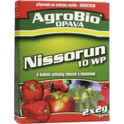 Agrobio Nissorun 10 WP - k hubení škodlivého savého a žravého hmyzu 2x2g