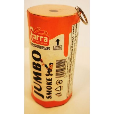 Čína dýmovnice JUMBO SMOKE ČERVENÁ 1 ks trhací pojistka – Hledejceny.cz