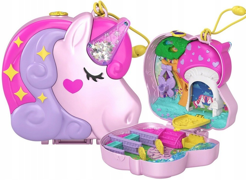 Mattel Polly Pocket Pidi svět do kapsy Čajový dýchánek jednorožců