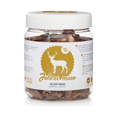 Rebel Dog Raw Raw pochoutka mrazem sušené Jelení maso 80 g – Zboží Mobilmania