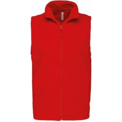 Kariban fleecová vesta Luca red