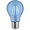 Žárovka Paulmann 28721, LED žárovka s modrým světlem, 2,2W LED E27, výška 10,6cm