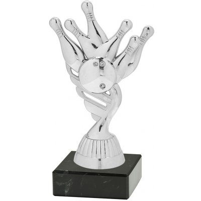 Soška BOWLING M/P417 Soška stříbrná výška 15 cm – Zboží Dáma