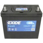 Exide Excell 12V 45Ah 300A EB457 – Zboží Mobilmania