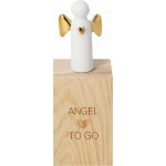 räder Andílek v krabičce Angel to go, bílá barva, přírodní barva, dřevo, porcelán – Hledejceny.cz