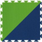 YATE pěnový koberec 43 x 43 x 1 cm modrá/zelená – Hledejceny.cz