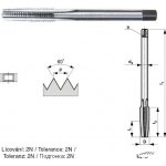 BUČOVICE TOOLS Závitník 3074 M3 2N NO 119 030 – Hledejceny.cz