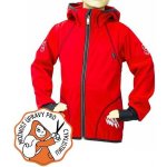 dětská letní softshellová bunda Fantom bez fleecu červená – Sleviste.cz