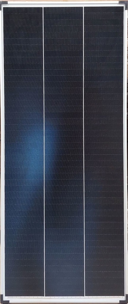 TPS Mono 120W 12V solární monokristalický panel 120Wp 18,5Vmp rozměry 1200x510x30mm,