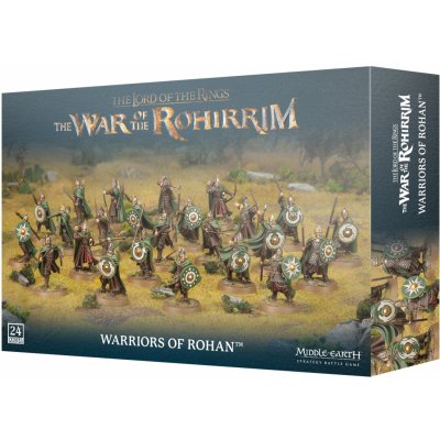 LoTR Middle-Earth Strategy Battle Game: The War of the Rohirrim Warriors of Rohan 24 figurek – Zboží Živě