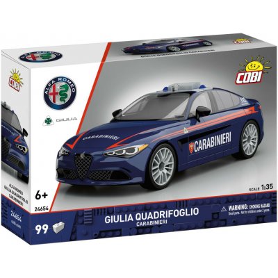 Cobi 24654 Alfa Romeo Giulia Quadrifoglio Carabinieri, 1:35, 99 k – Hledejceny.cz