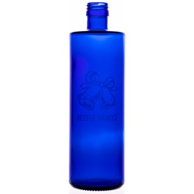 Láhev skleněná 500ml Magic modrá Veselé Vánoce-zvoneček – Hledejceny.cz