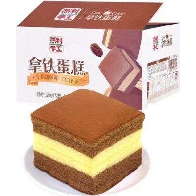Lex Jazz Pure Cake Coffee Latte Flavor Nadýchaný dort s kávovou latte příchutí 120 g – Zboží Dáma
