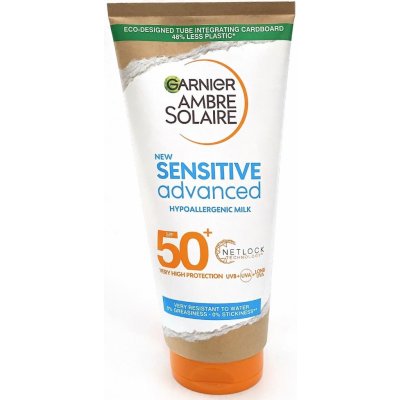 Garnier Ambre Solaire Sensitive Advanced opalovací krém SPF50 200 ml – Hledejceny.cz