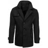 Pánský kabát Dstreet pánský crombie coat Leen černá