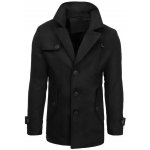 Dstreet pánský crombie coat Leen černá – Hledejceny.cz